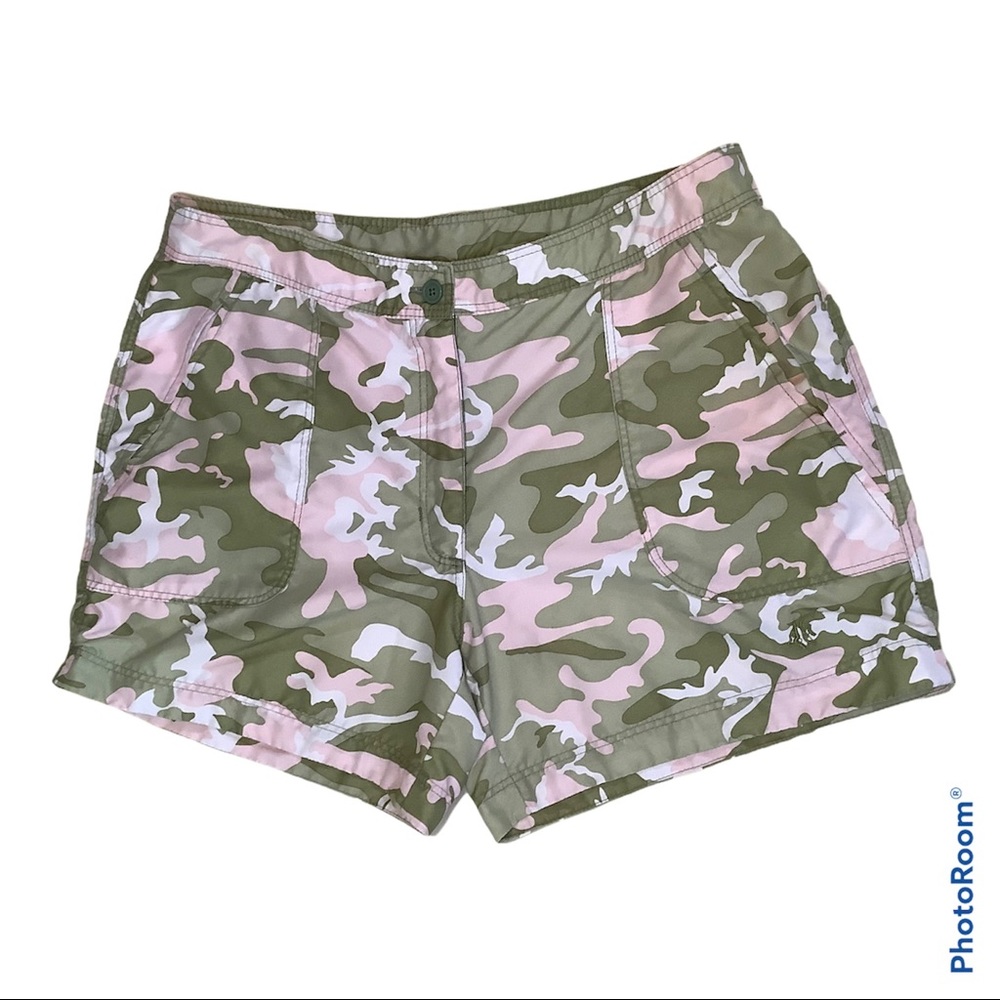 Guy Harvey Pink & Green Camouflage Shorts - 10